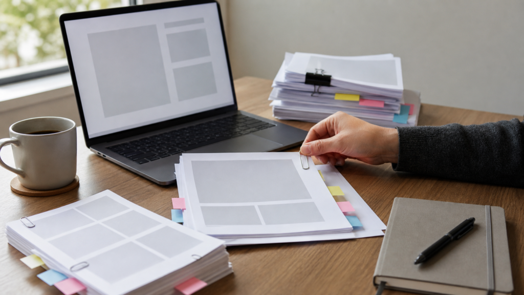 Photorealistic supporting image 1 for AI Image Generation For WordPress Articles: What The Workflow Must Store