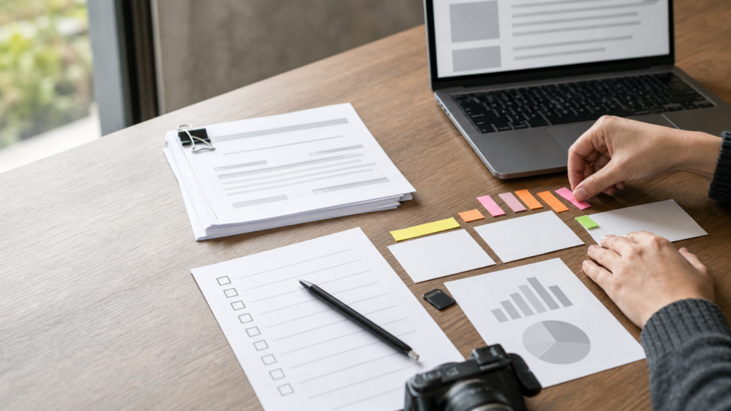 Photorealistic supporting image 2 for One-Prompt SEO Drafts Break in WordPress
