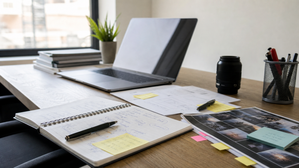 Photorealistic editorial image for WordPress SEO Automation Needs A Human Approval Boundary