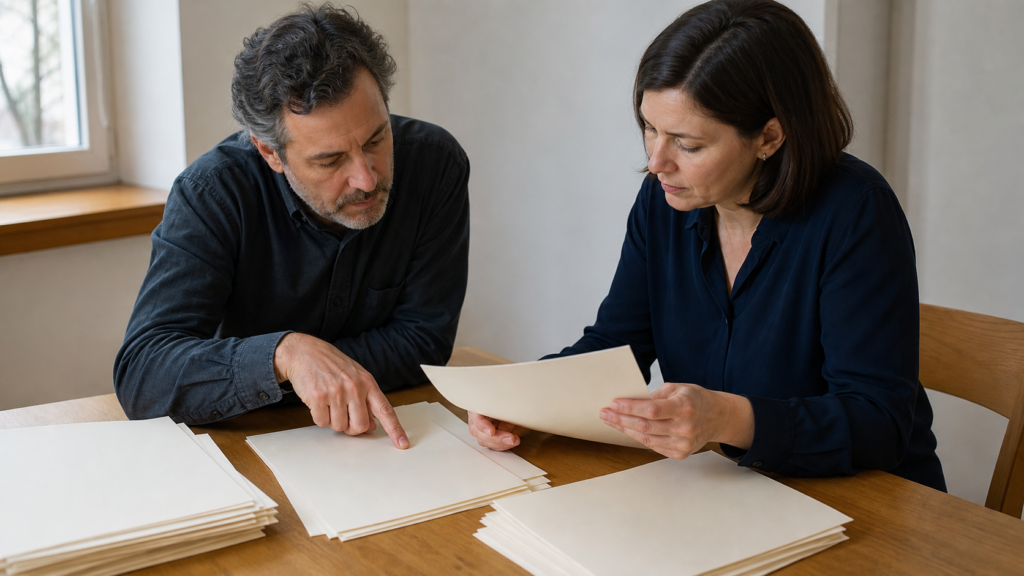 Editor and subject specialist reviewing sensitive claims before publication